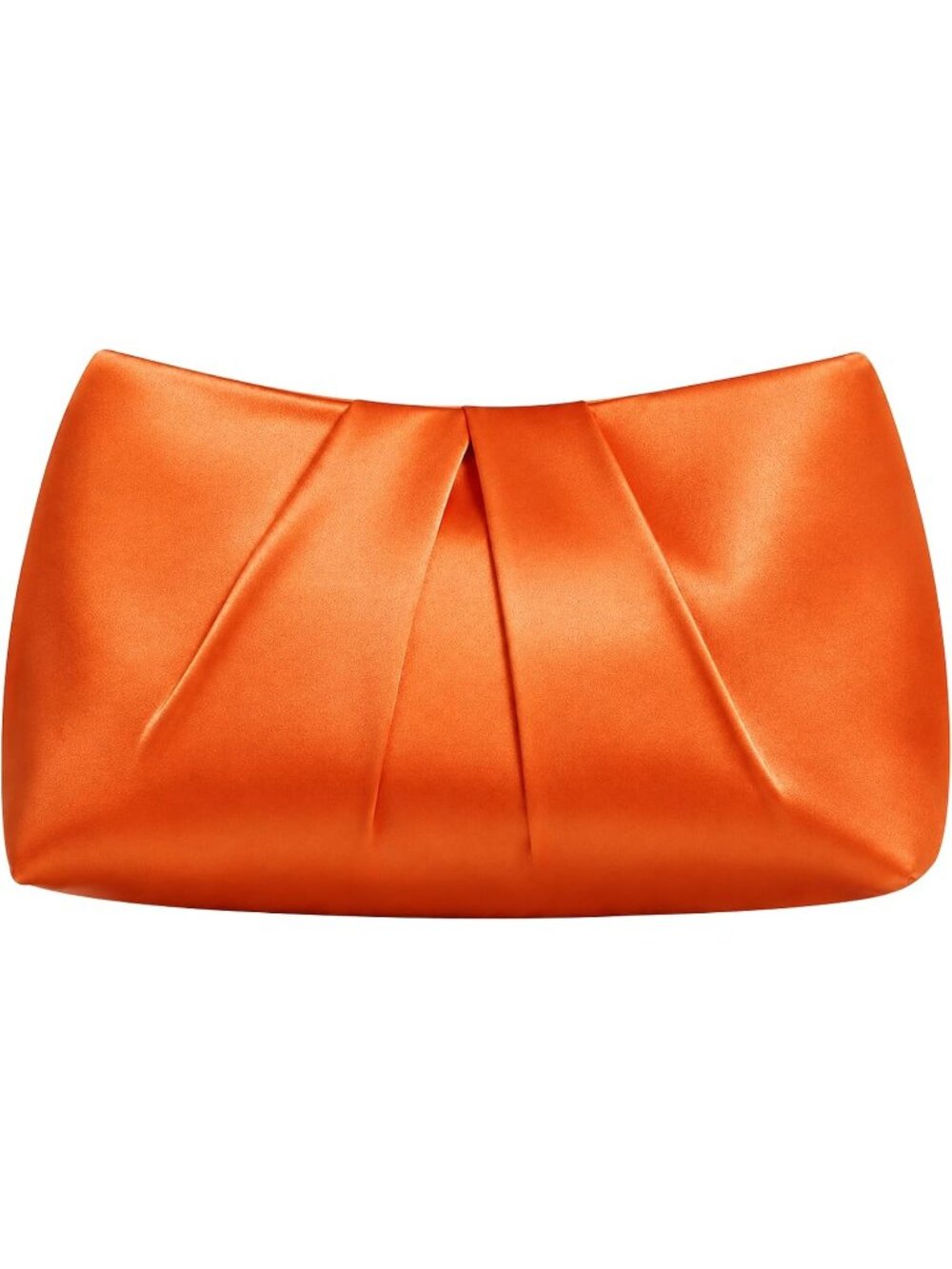 〽️Women's Orange Pearl Bride Luxury Wedding Prom Formal Evening Clutch Purse Bag